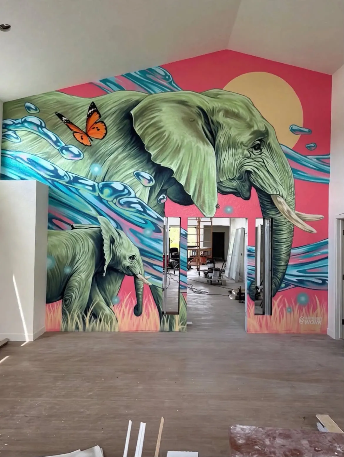 Green elephants